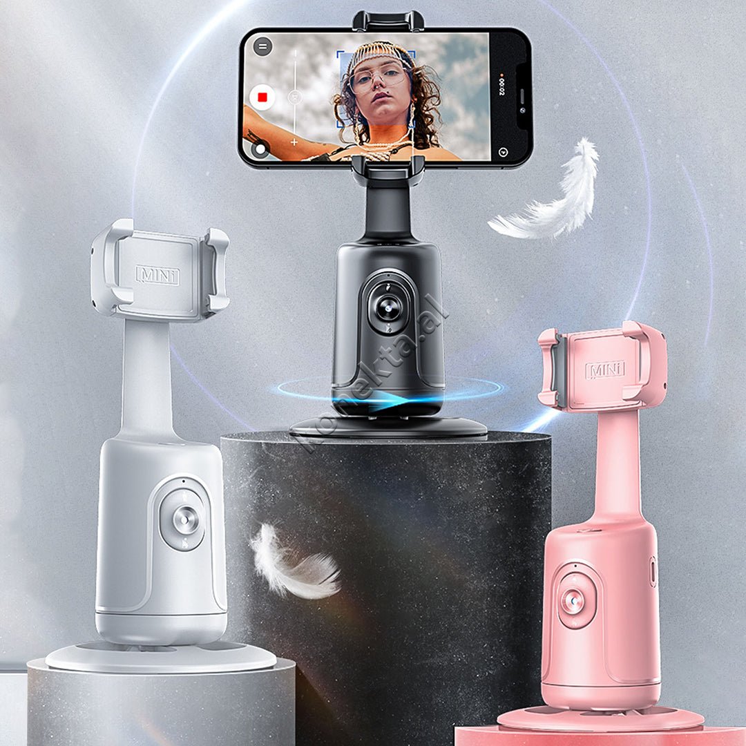 Tjetertjeter Gimbal Me Sensor Ndjekjeje Inteligjent 360° Per Tripod / Selfie Stick - Thumbnail 6
