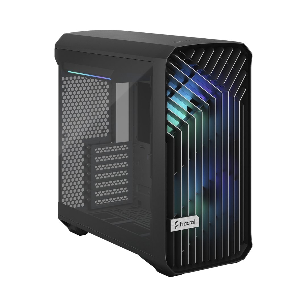 Fractal Design Torrent Compact Case, Black TG, Black - Thumbnail 8