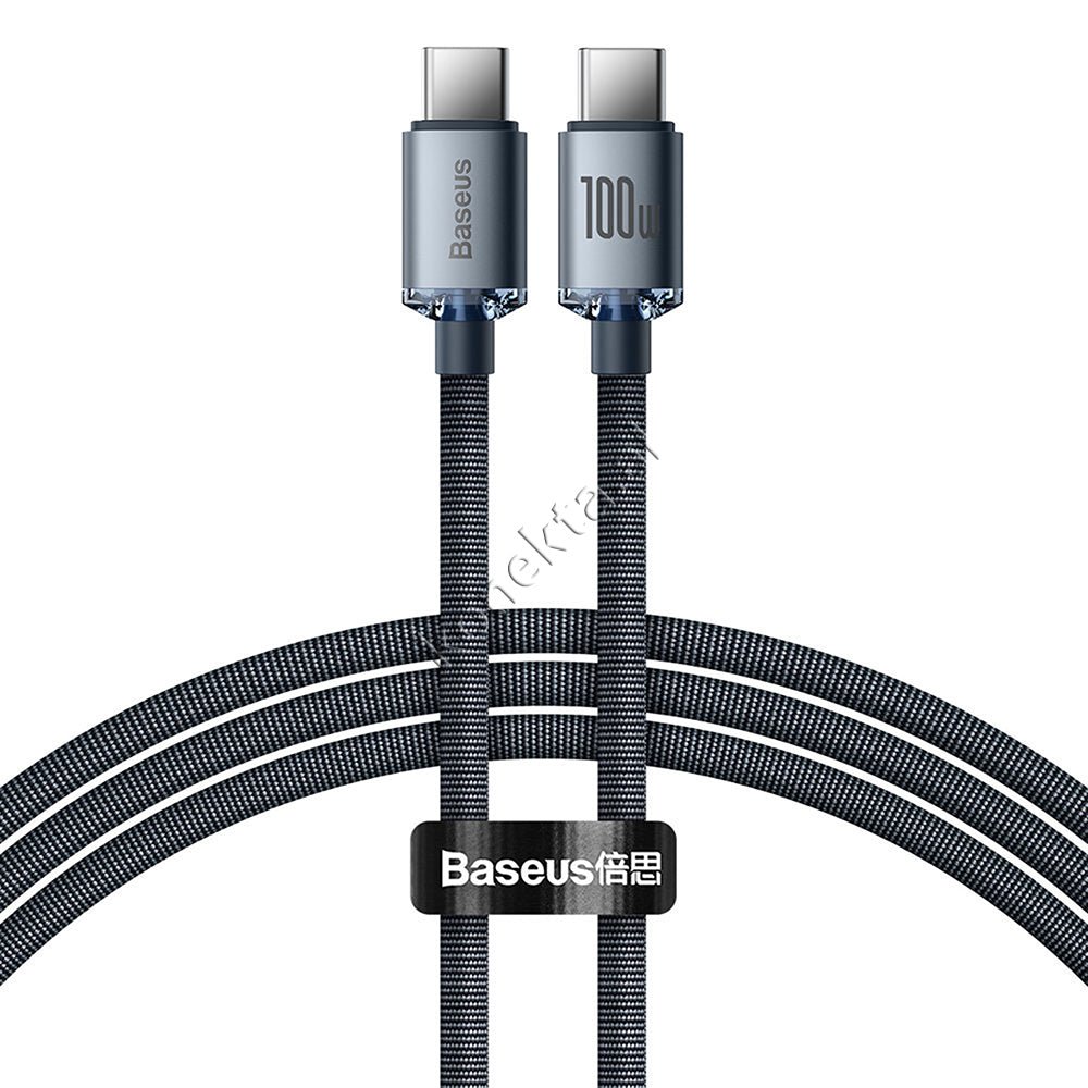 Baseus Type-C Cable, 100W, 1m & 2m - Image 1