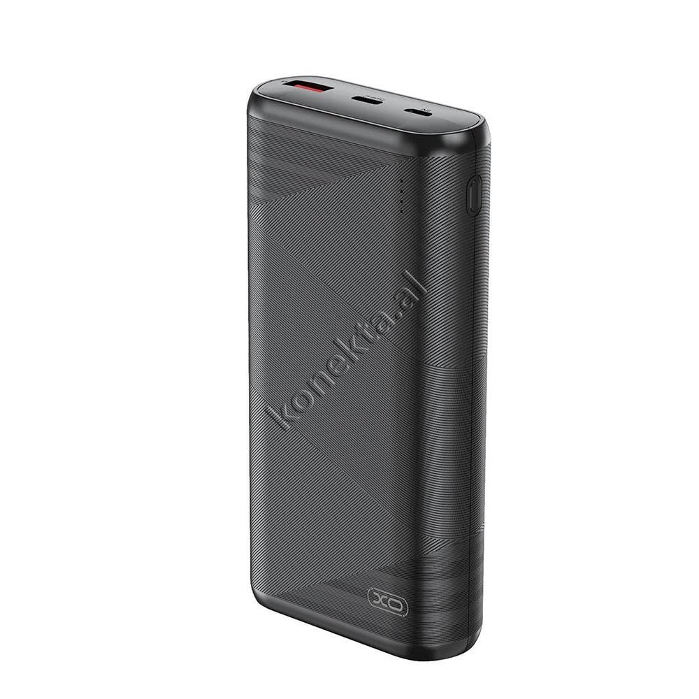 XO 20000mAh Power Bank, Black, 2 Ports - Image 1