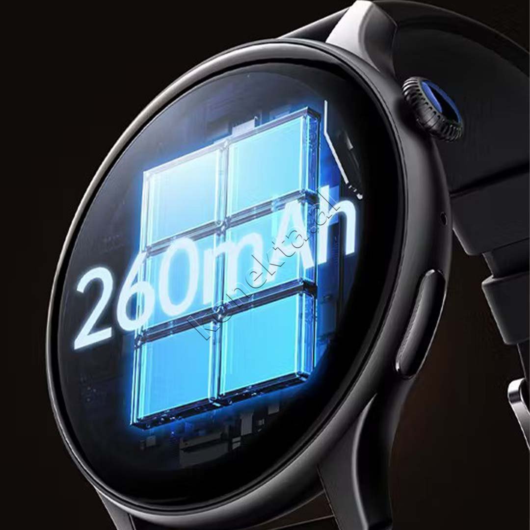 Remax Chivei Smartwatch, 1.81 inch, Black Silicone Strap - Thumbnail 5