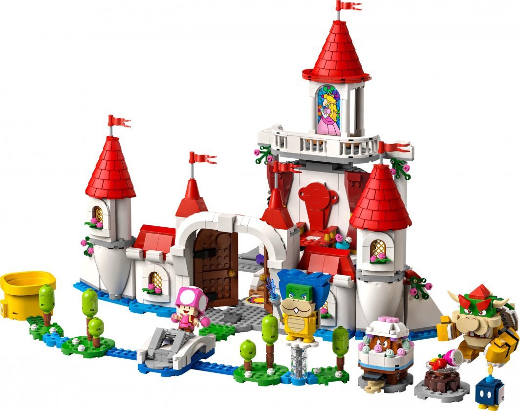 LEGO Super Mario 71408 Peach Castle Set, 1216 pieces - Thumbnail 8
