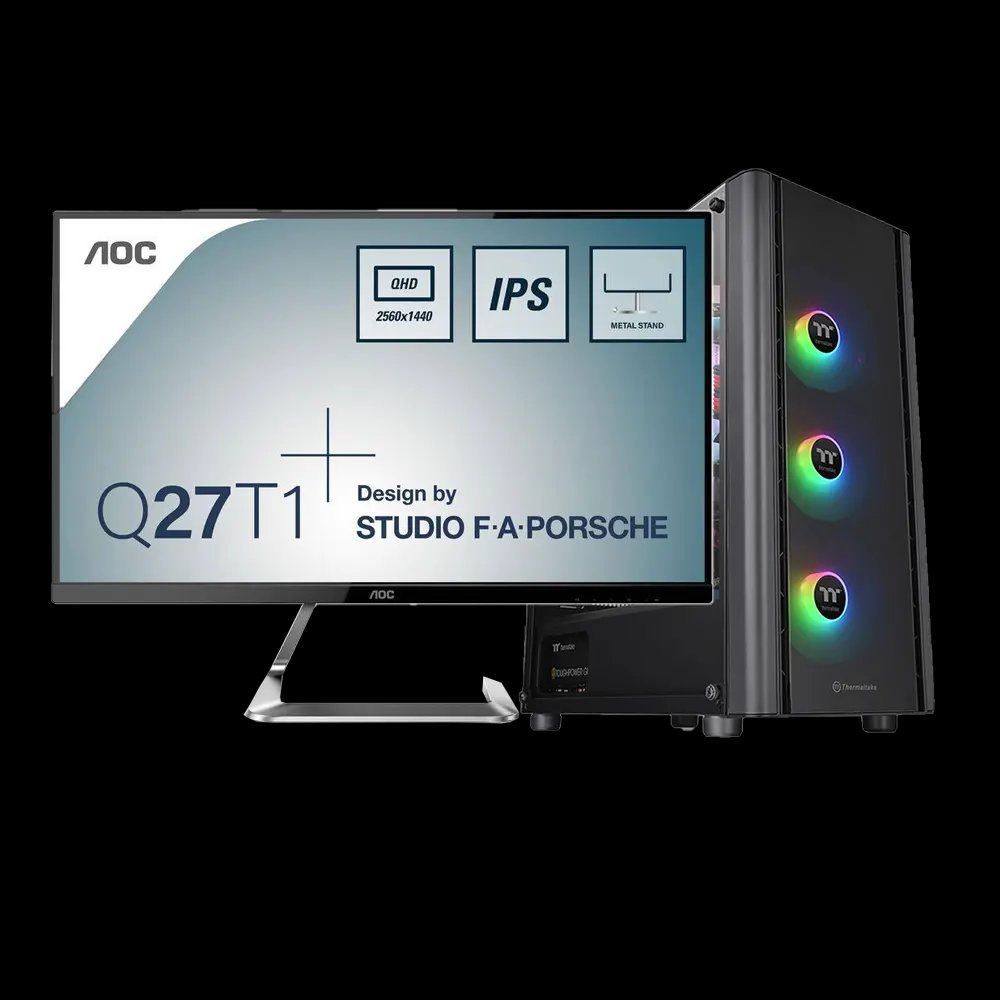 Assembled PC's Workstation SET v2.0 Intel i7-14700KF/RTX5070/27″ 2K - Image 1