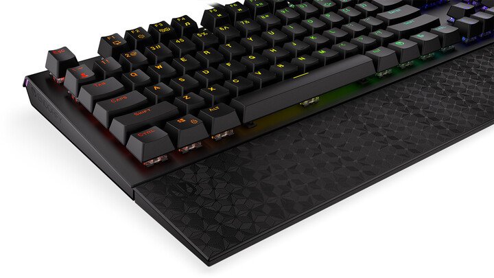 Endorfy Omnis Blue Keyboard, Kailh Blue, US, Black - Thumbnail 9