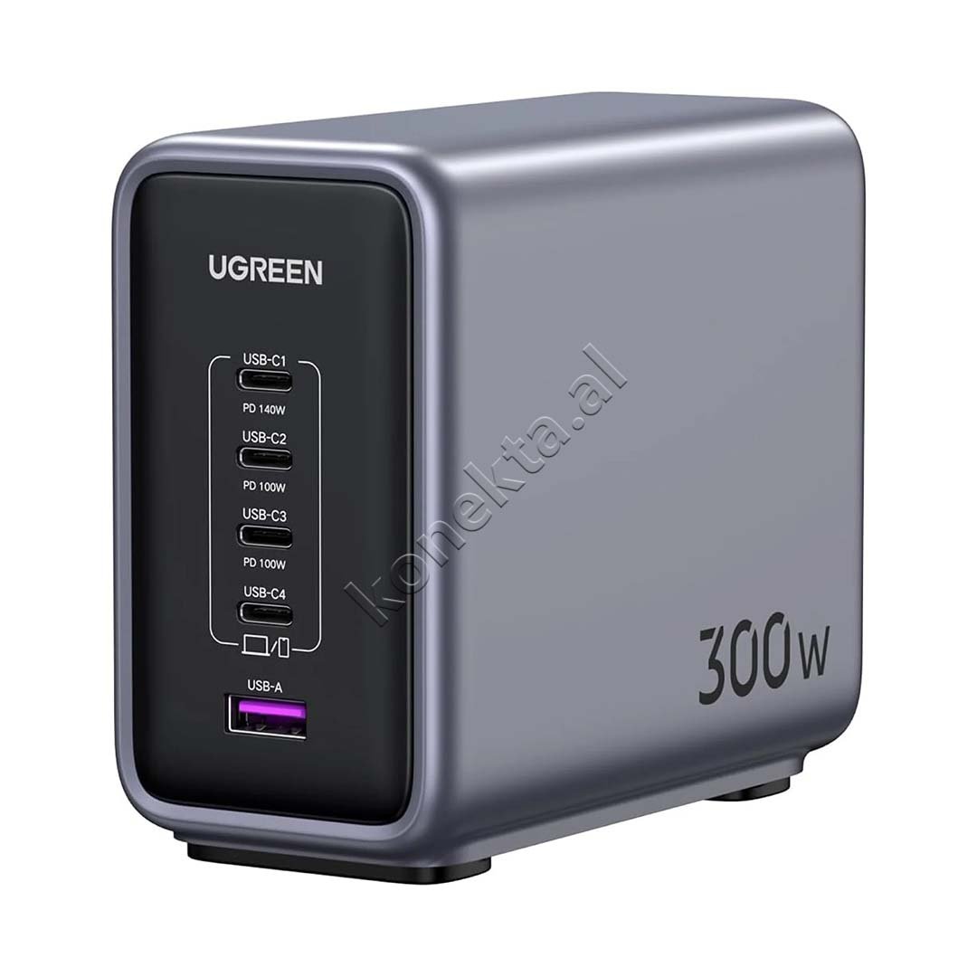 UGreen Nexode GAN 300W Charger with 5 Ports - Image 1