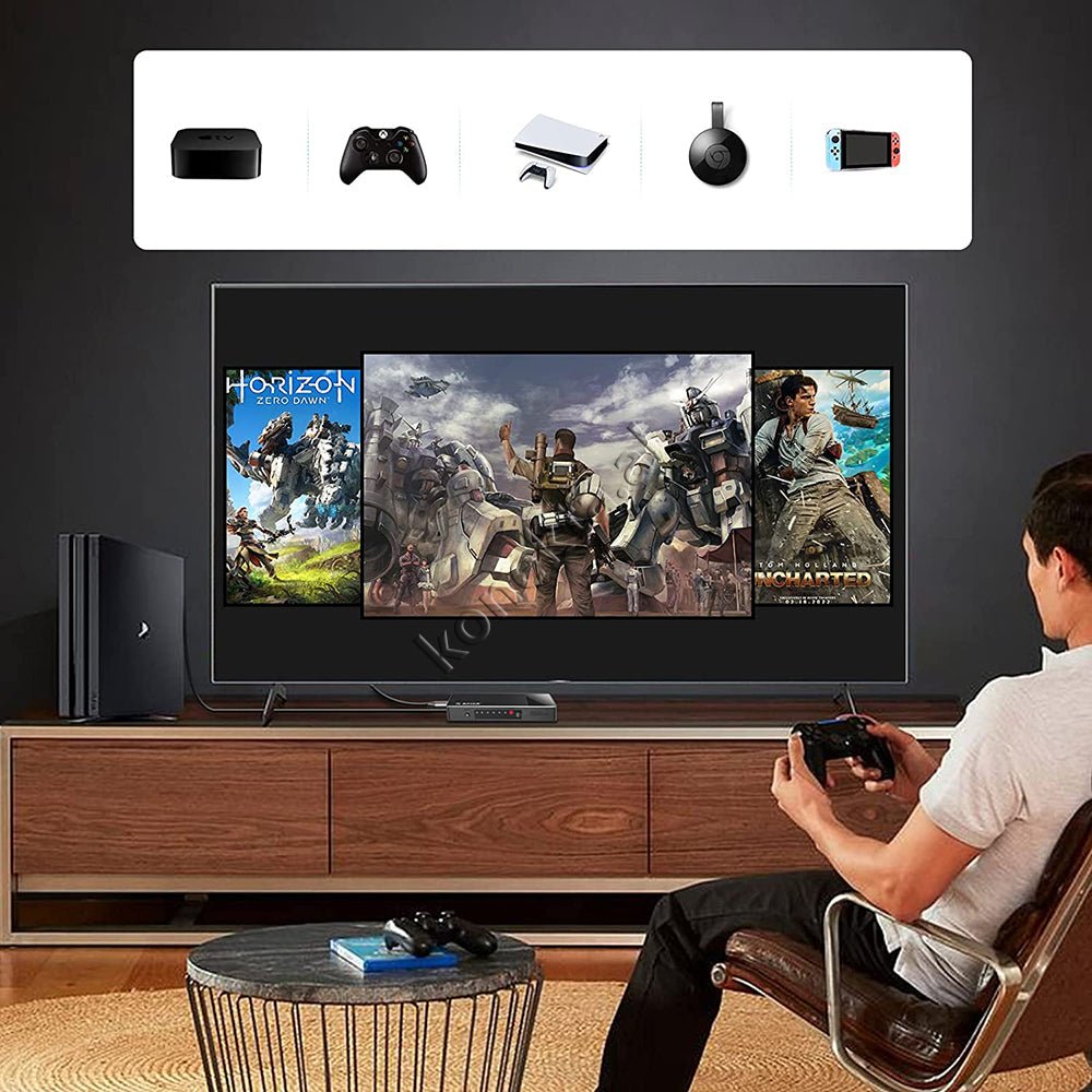 Orico HDMI Switch, 5 Porta, Grise - Thumbnail 3
