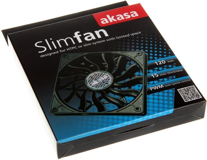 Akasa Slimline PWM Fan, 120 mm - Thumbnail 4