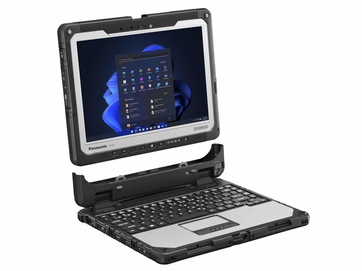Panasonic Toughbook CF-33 Laptop, 12" Touchscreen, Core i5-7300U, 8GB RAM, 256GB Storage, Pre-owned - Image 1