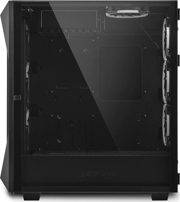 Sharkoon REV300 ARGB Case, Black, Full Tower - Thumbnail 4