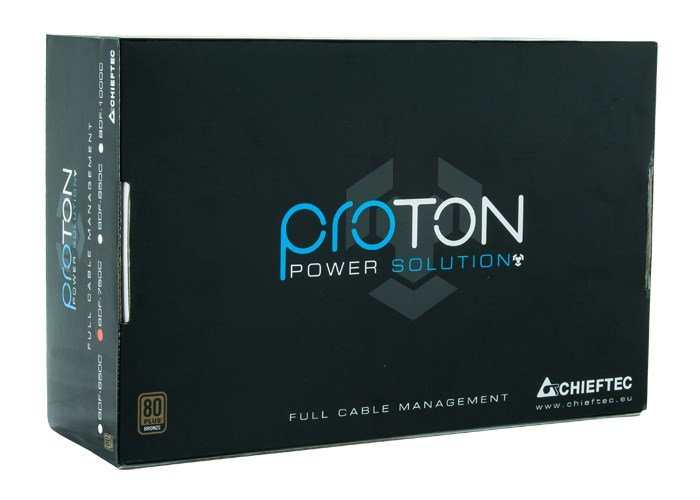 Chieftec BDF-750C Proton Power Supply, 750W, 80 PLUS Bronze, Black - Thumbnail 5