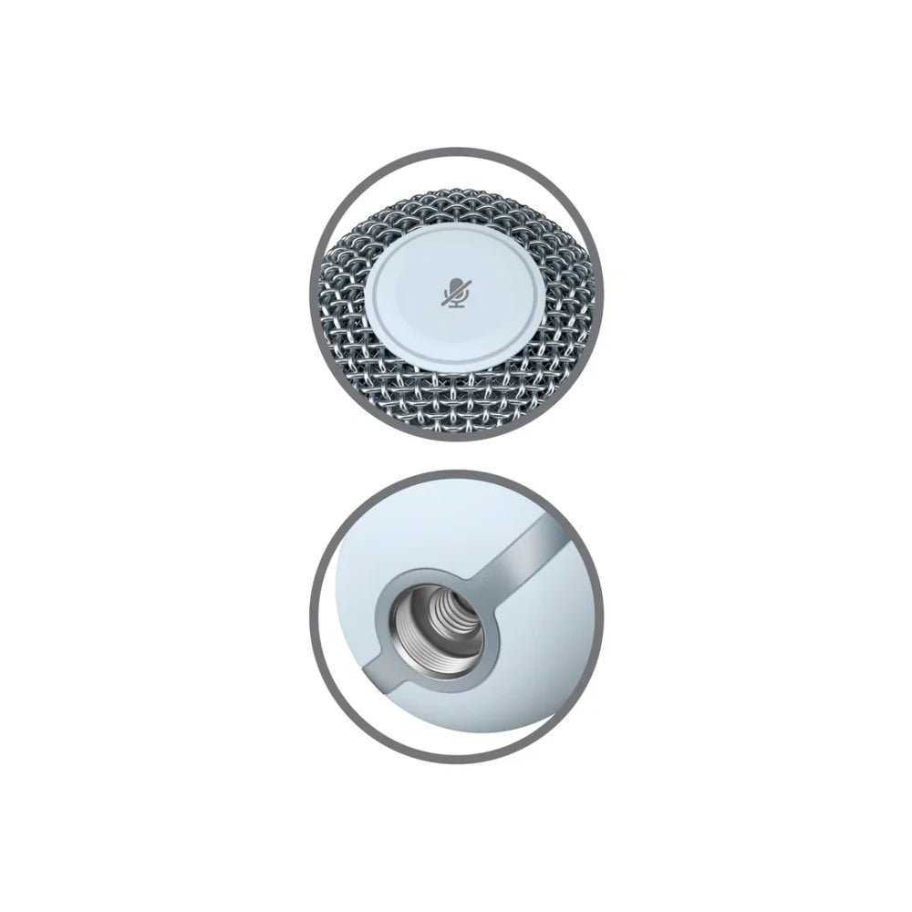 HyperX SoloCast Microphone, White - Thumbnail 4