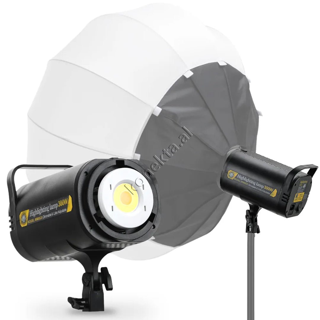 tjetertjeter LED Light, RGB, 300W, With SoftBox, Tripod 1.7m - Image 1