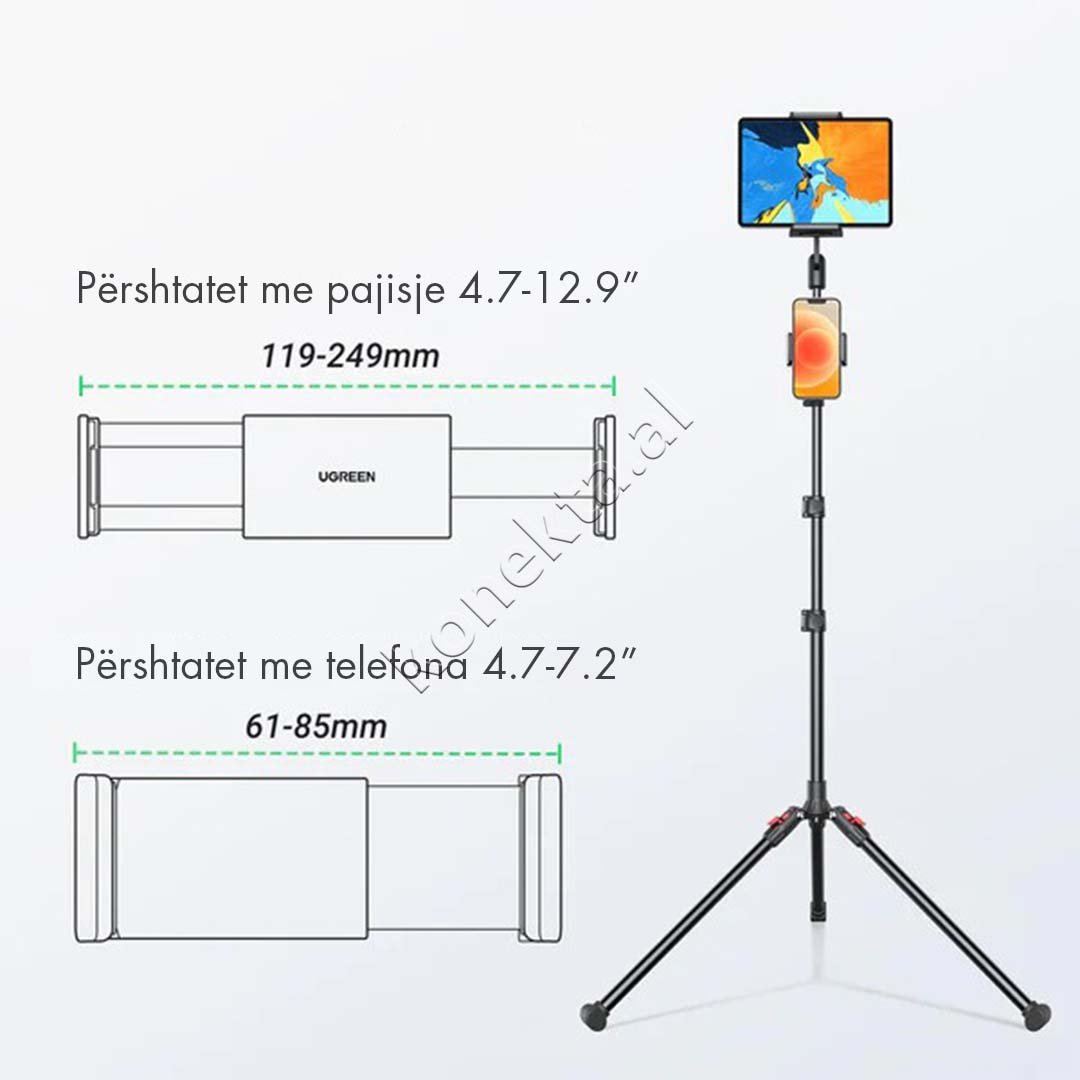 UGreen Tripod, Black - Thumbnail 3