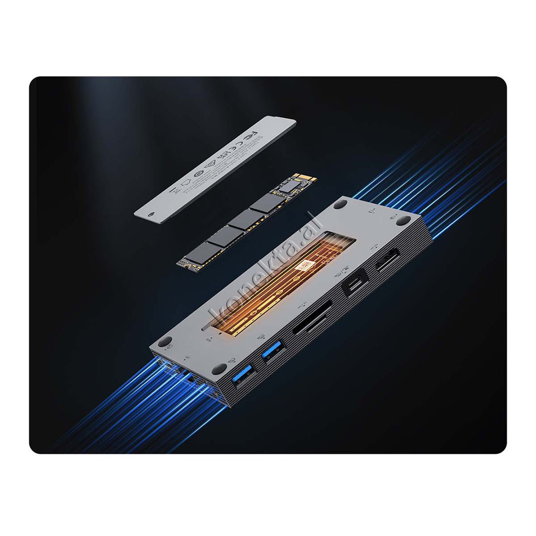 Orico 9-Port Adapter Hub + SSD Reader up to 2TB - Thumbnail 6