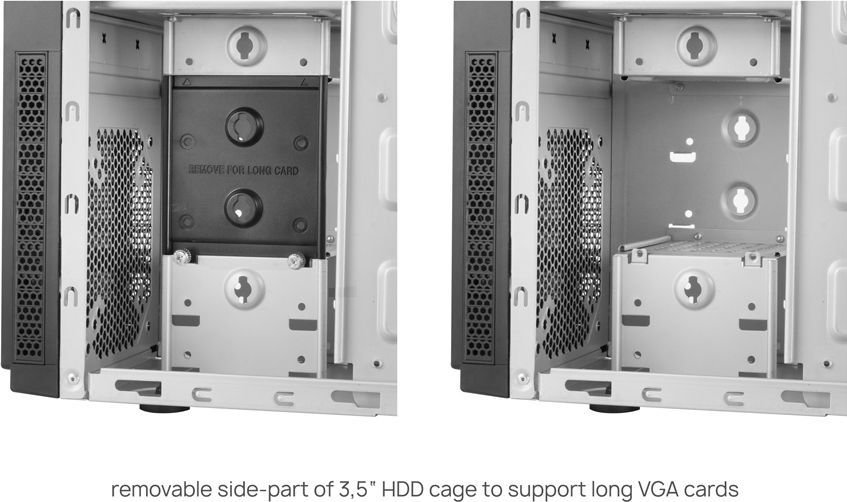 Chieftec Elox HC-10B-OP Case, Midi Tower - Thumbnail 6