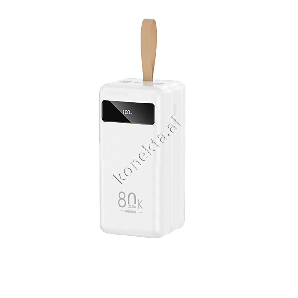 Remax 80000mAh External Battery, White - Image 1
