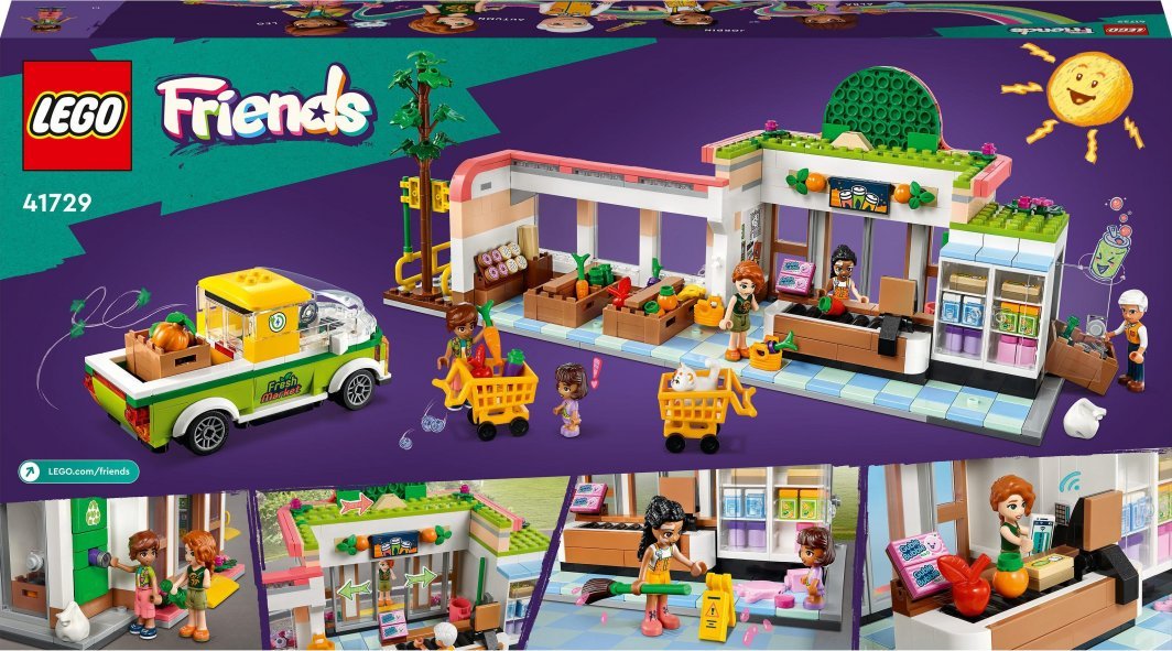 LEGO Friends 41729 Organic Food Shop, 830 Pieces - Thumbnail 9