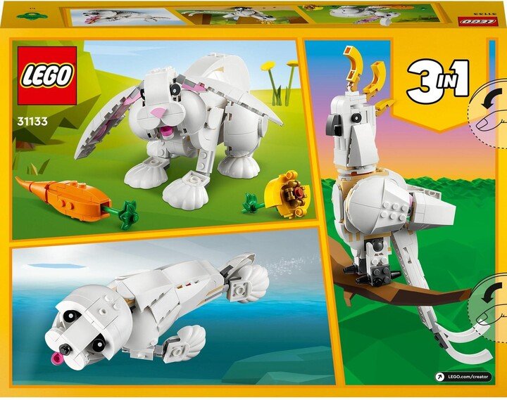 LEGO Creator 31133 White Rabbit, 258 Pieces - Thumbnail 10