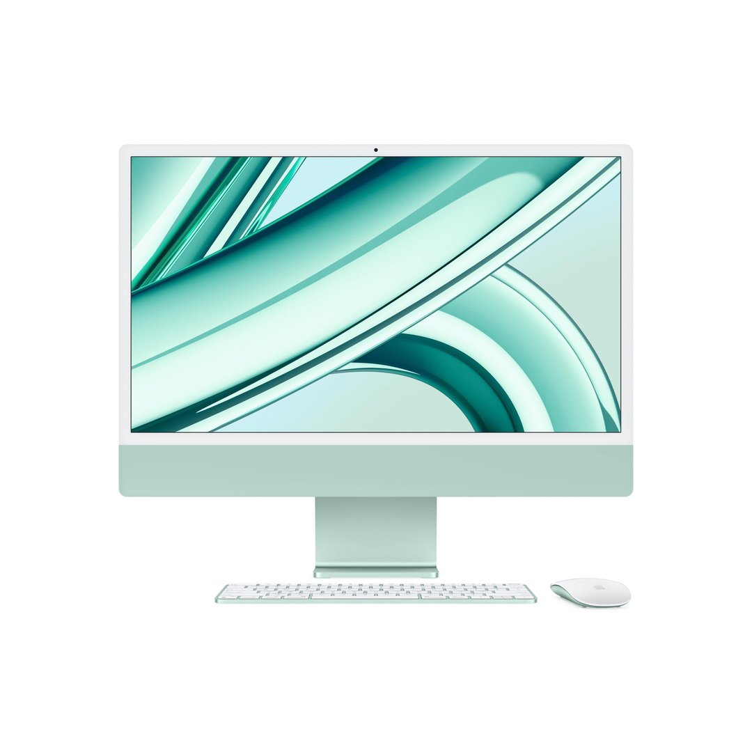 Apple iMac 24 M3 Chip Desktop, Green, 512GB, 8 Core Cpu, 10 Core Gpu, 8gb - Image 1