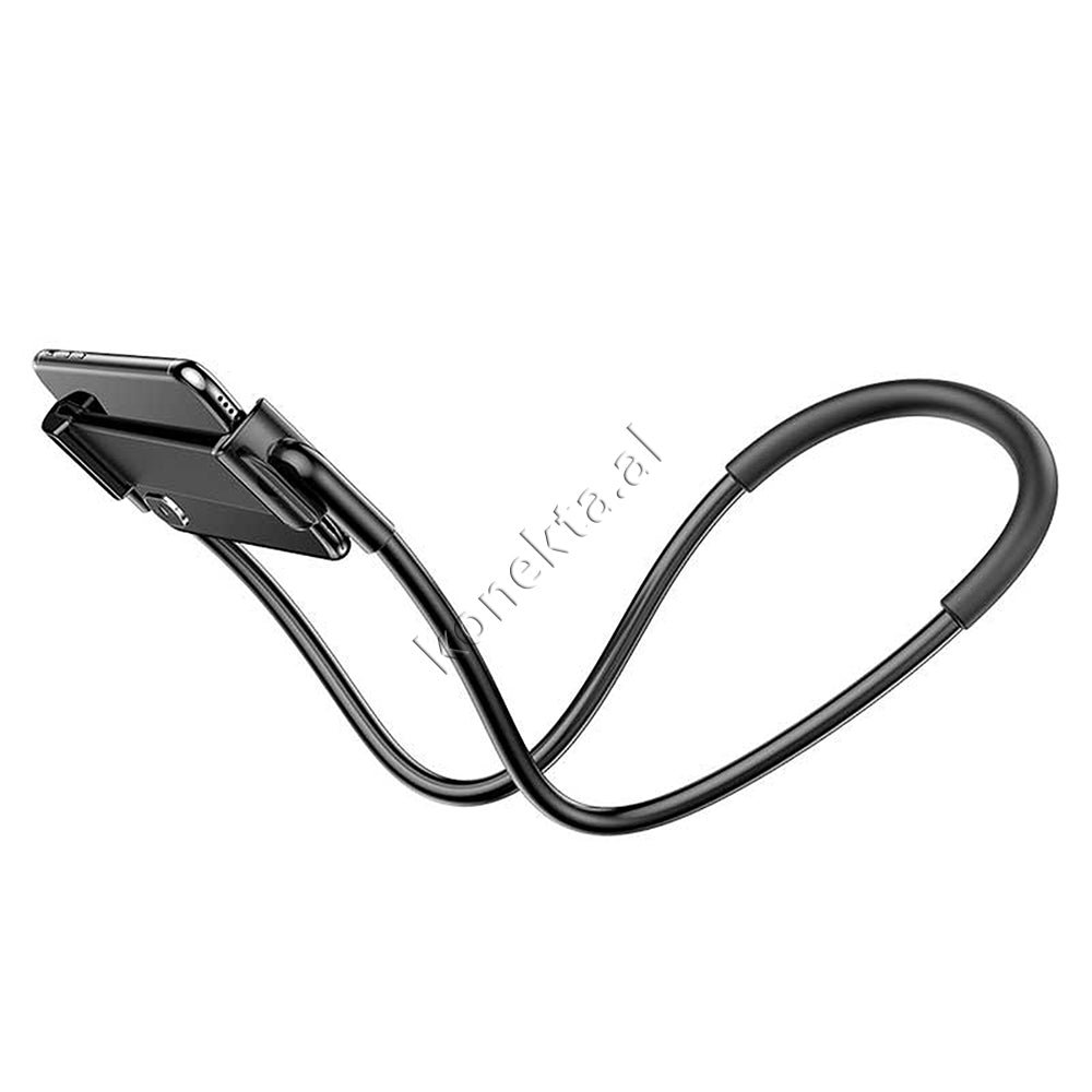 Baseus Neck-mounted Phone and Tablet Holder, Black / White, Fits 4 to 10 inch Devices - Thumbnail 12