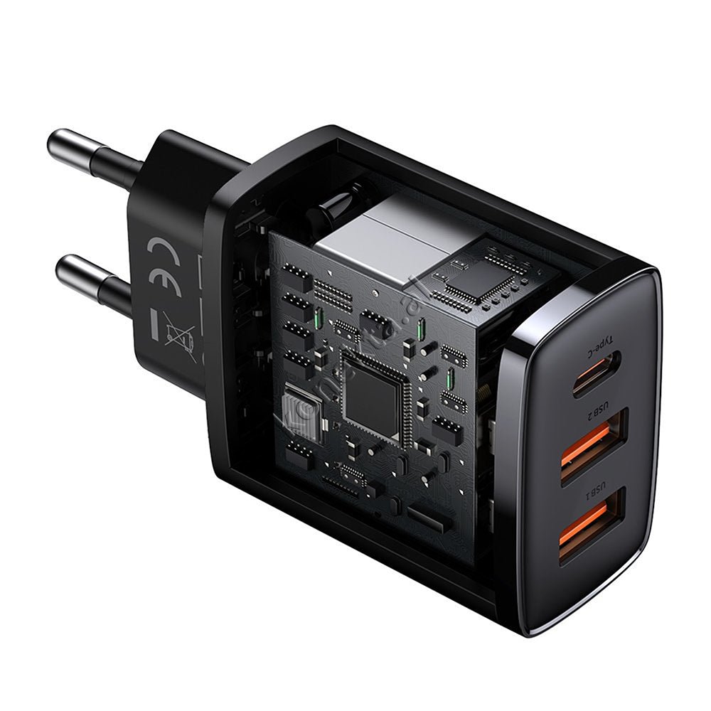 Baseus Fast Charge 30W Charger, 3 Ports - Thumbnail 6