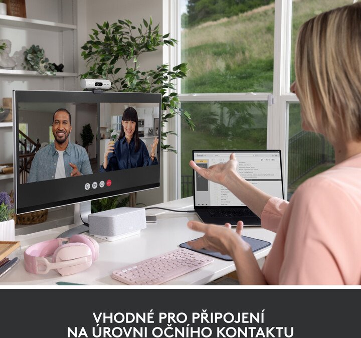 Logitech Brio 500 Webcam, White - Thumbnail 9
