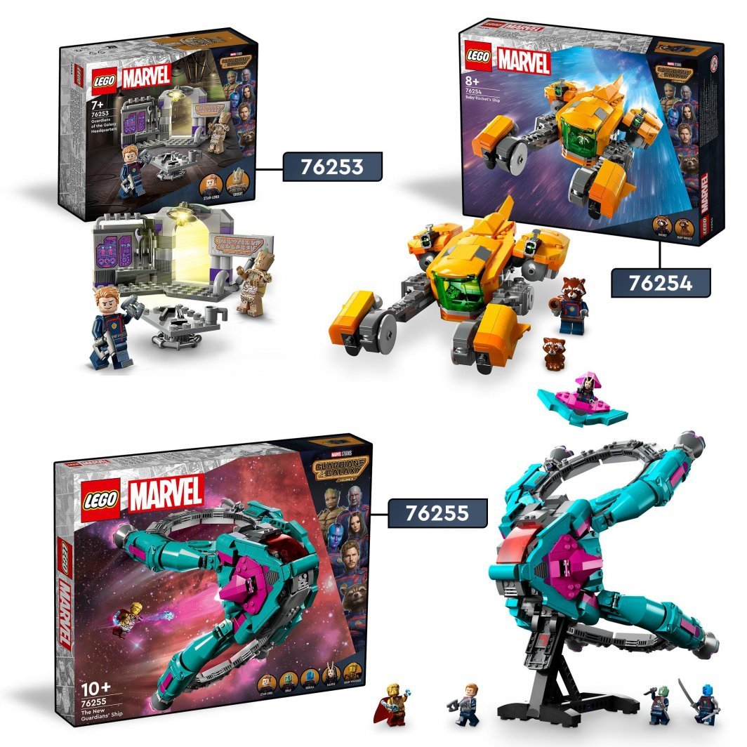 LEGO Marvel 76254 Little Rocket's Spaceship, 330 pjesë - Thumbnail 5