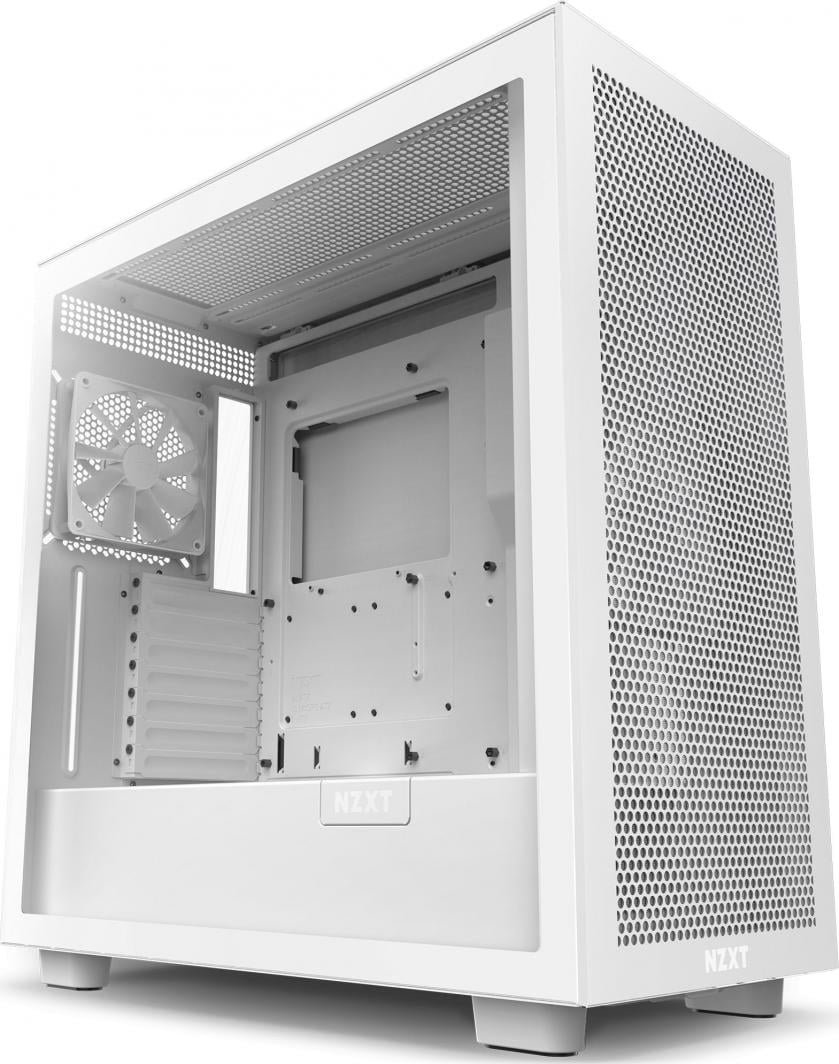 NZXT H7 Flow Case, White - Thumbnail 9
