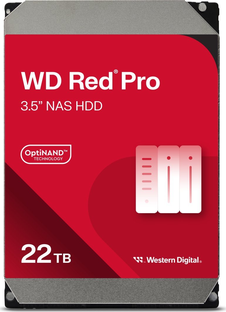WD Red Pro HDD 22TB 3.5'' SATA III (6Gb/s) - Image 1