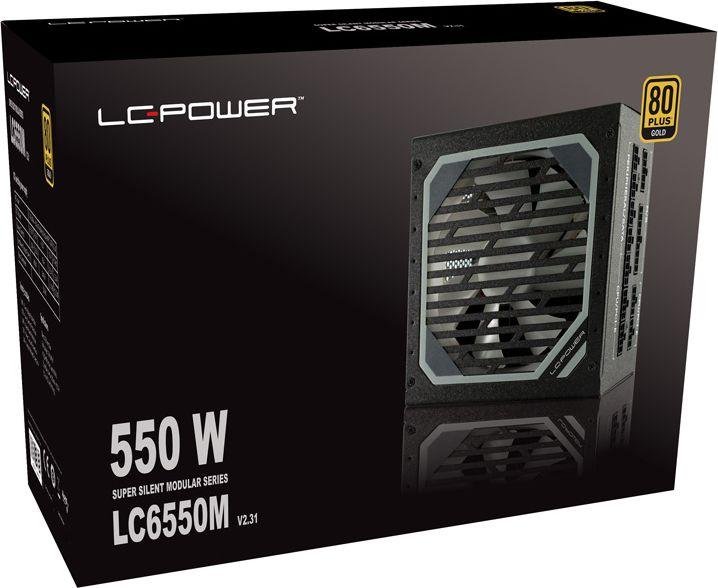LC-Power Super Silent Modular LC6650M V2.31 ATX Power Supply, 650W - Thumbnail 8