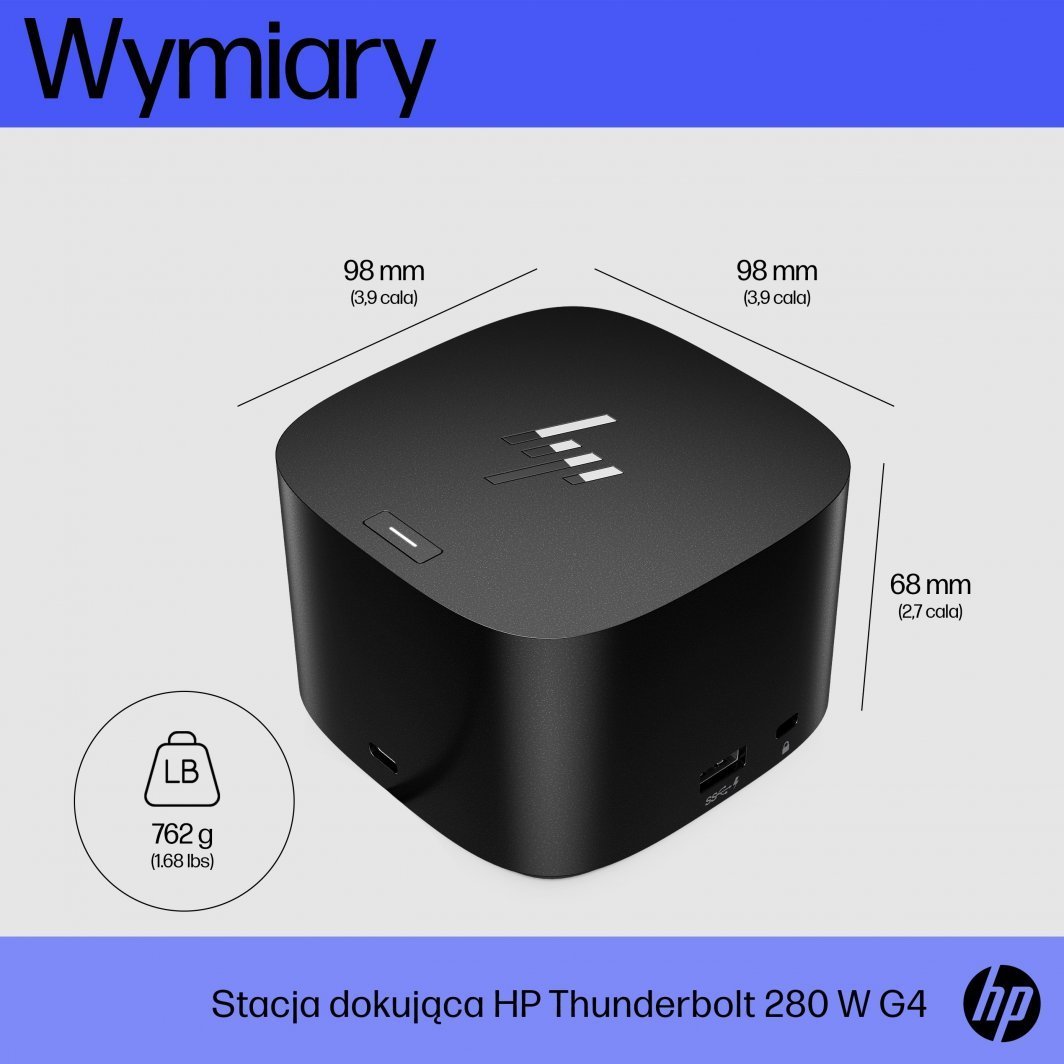 HP Thunderbolt 4 Docking Station, 280W, Black - Thumbnail 9