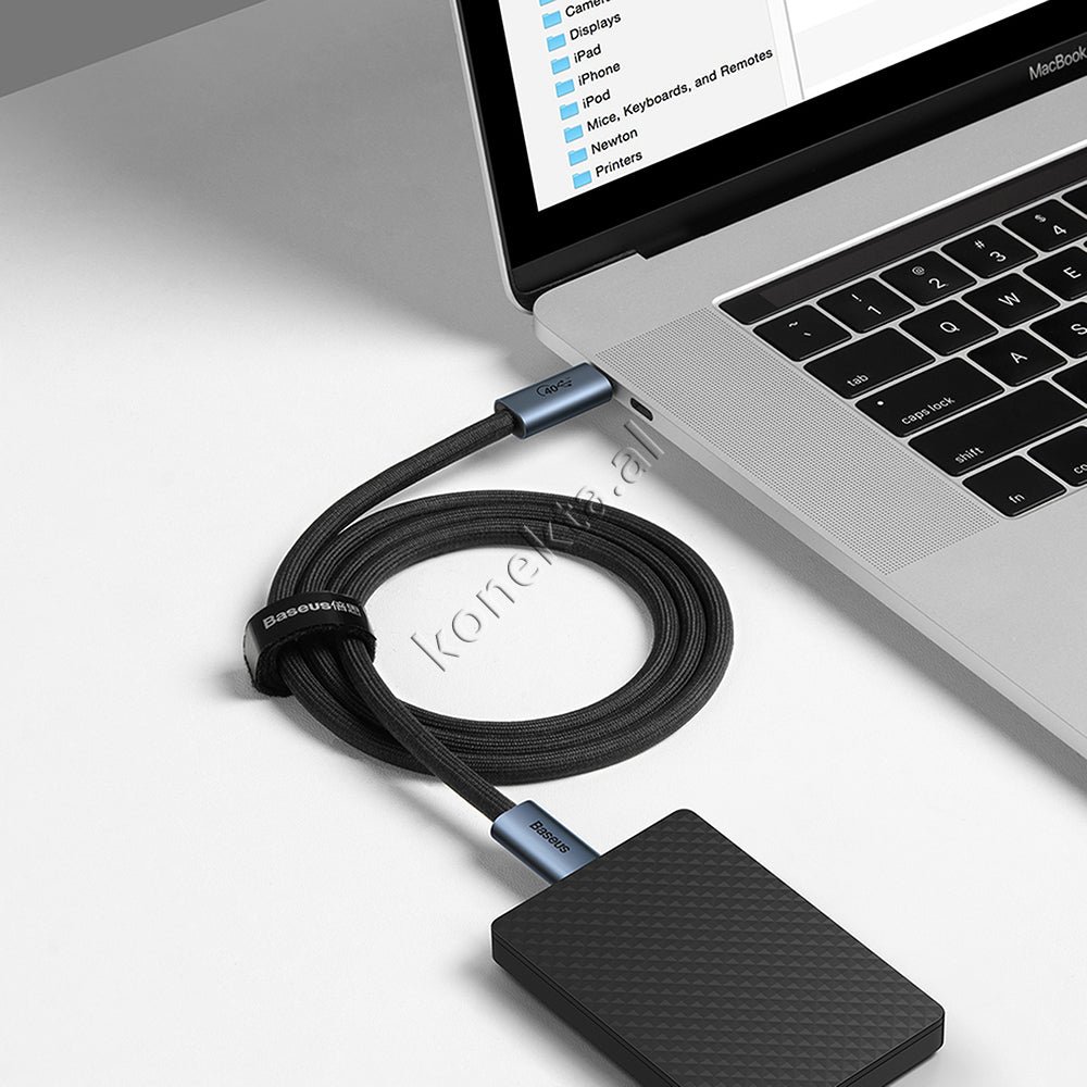 Baseus UBS4 Type-C Cable, 100W, 1m - Thumbnail 9