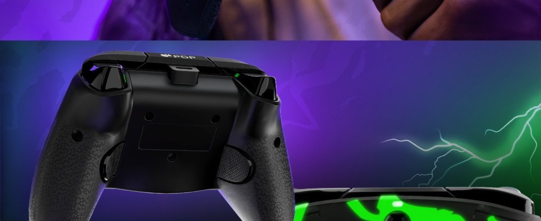 PDP XS Rematch Controller, Wired, Black / Green - Thumbnail 46