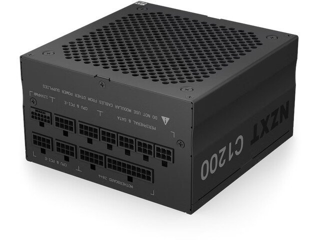 NZXT C1200 2022 Power Supply, Gold, 1200W - Thumbnail 2