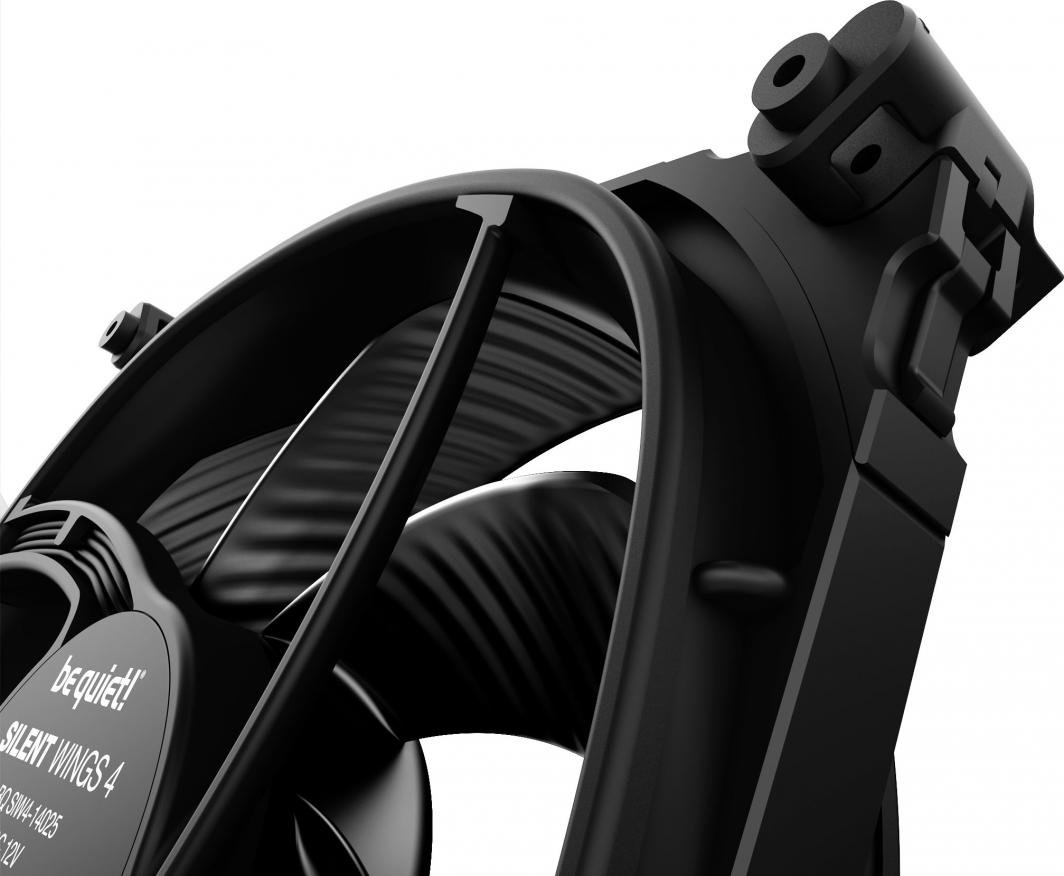 Be quiet! Silent Wings 4 PWM Fan, 140 mm, Black - Thumbnail 3