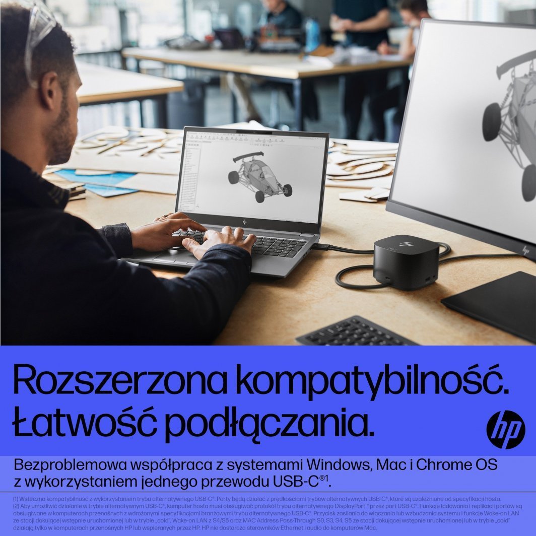 HP Thunderbolt 4 Docking Station, 280W, Black - Thumbnail 11