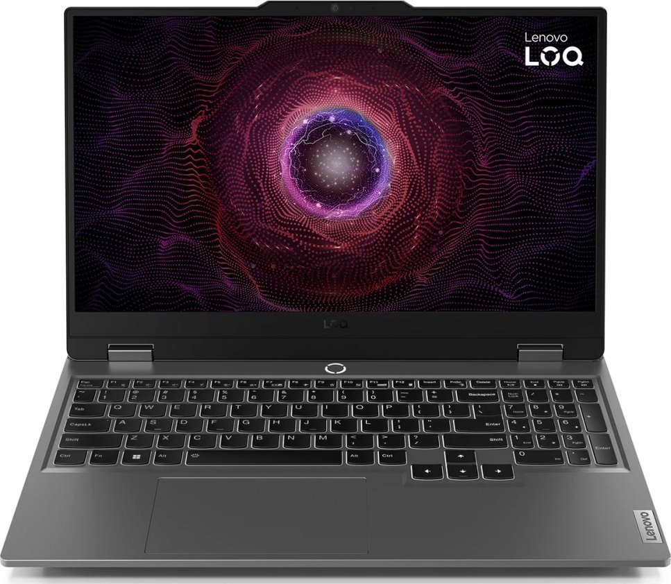 Lenovo LOQ 15ARP9 Laptop, AMD Ryzen 7 7435HS, 24GB RAM, 512GB SSD, NVIDIA RTX 4060, i hirtë - Image 1