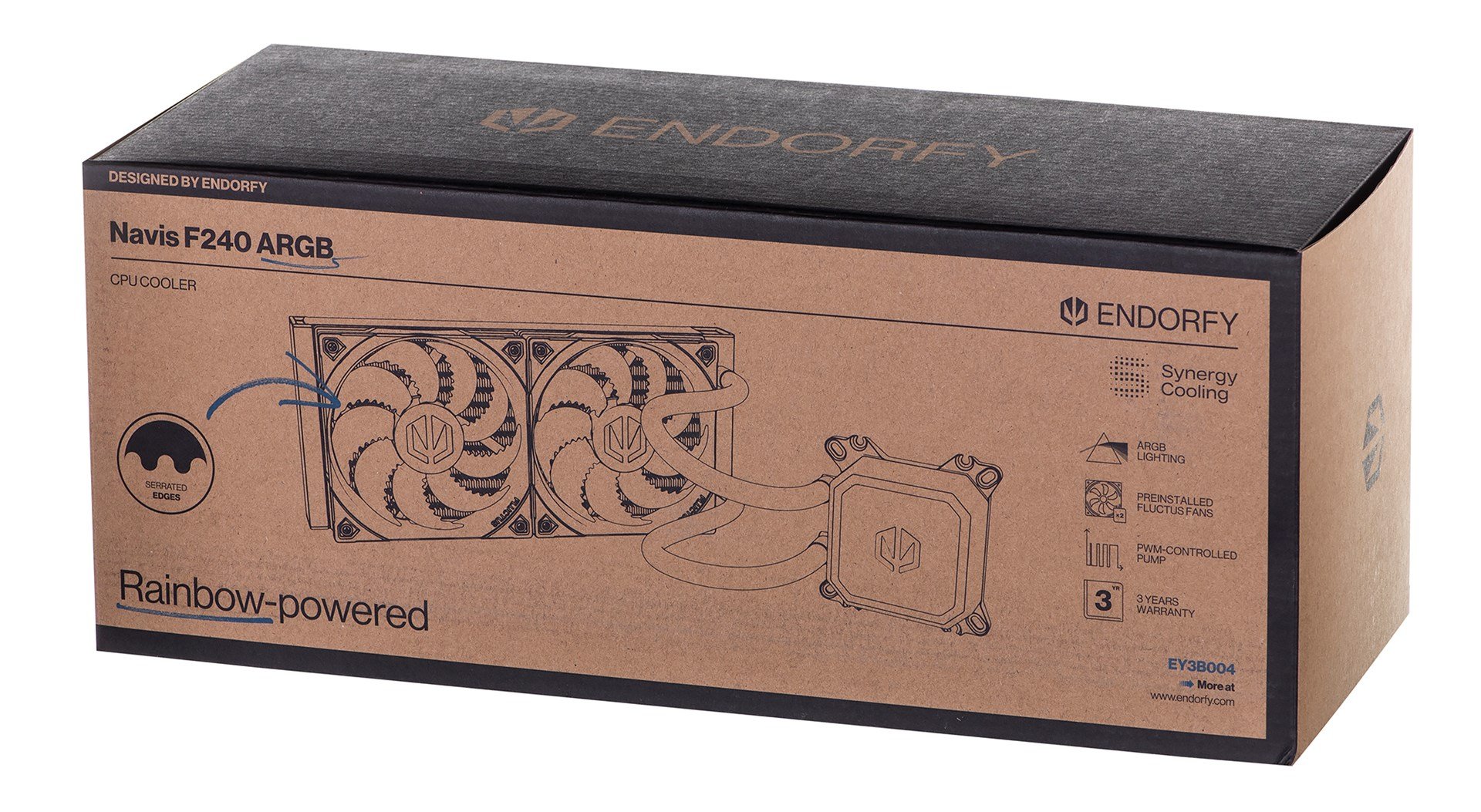 Endorfy Navis F240 ARGB Liquid Cooler, 24 cm, Black - Thumbnail 13