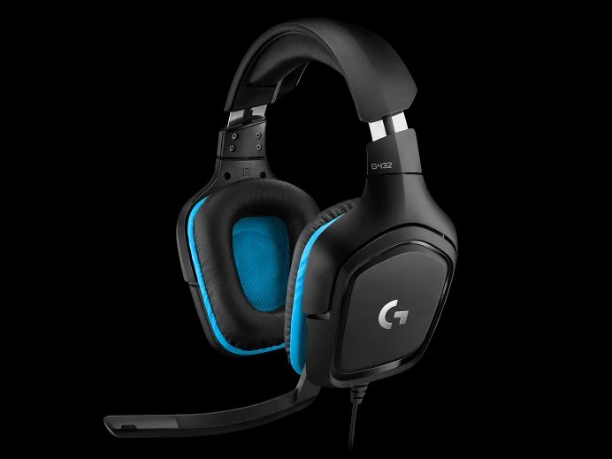 Logitech G432 Gaming Headphones, Wired, Black - Image 1