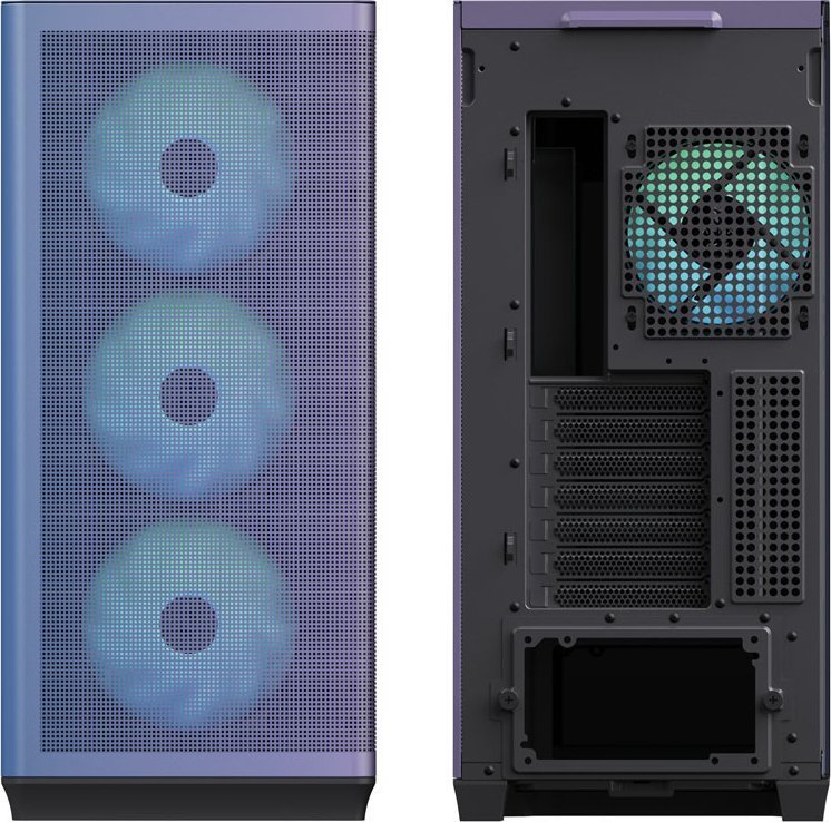 Apnx C1 ChromaFlair ARGB Case, Midi Tower - Thumbnail 5