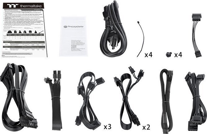 Thermaltake Toughpower GF3 ARGB PS-TPD-0850F4FAGE-1 Power Supply, 850W - Thumbnail 13