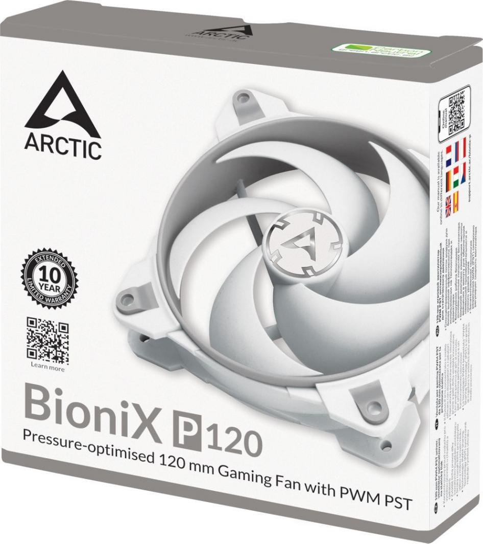 Arctic BioniX P120 Fan, 120 mm, White - Thumbnail 6