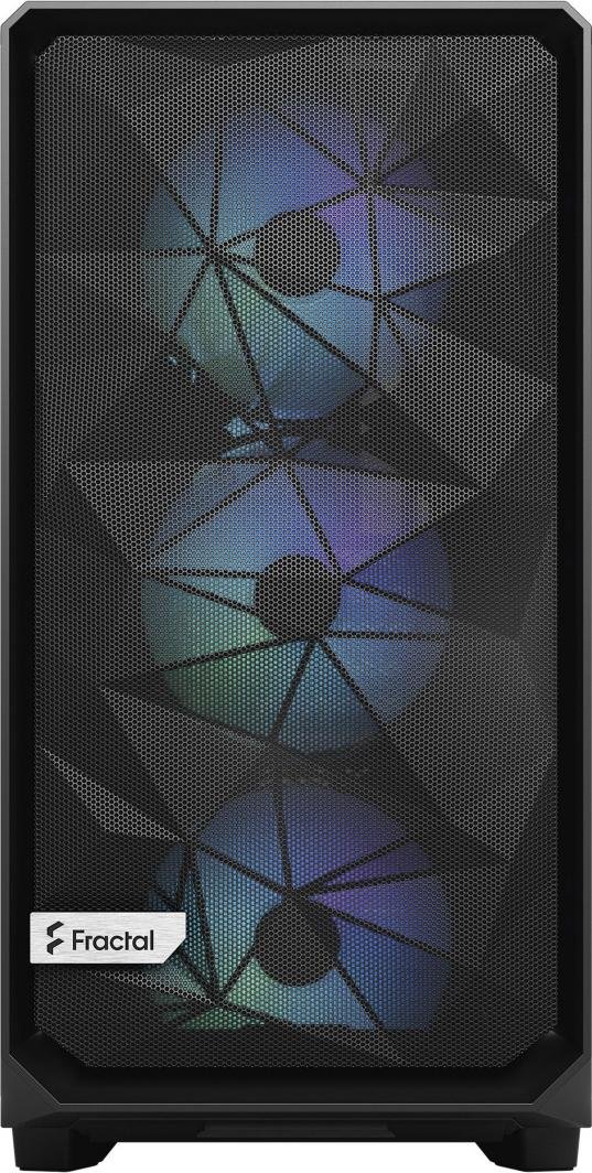 Fractal Design Meshify 2 RGB TG Light Tint Case, Midi Tower - Thumbnail 2