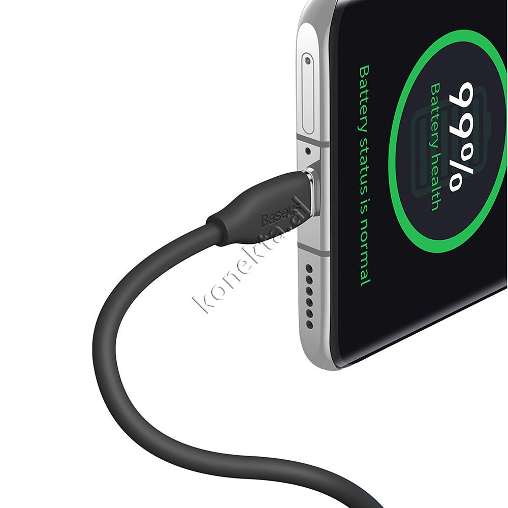 Baseus Type-C to Type-C Charging Cable, 100W, 1.2m - Thumbnail 4