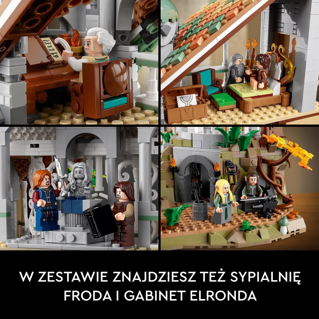 LEGO Icons 10316 The Lord of the Rings Rivendell Set, 6167 Pieces - Thumbnail 9