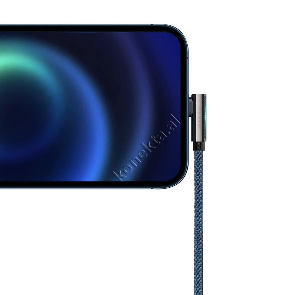 Baseus Type-C to Lightning Charging Cable, Blue, 1m, 20W - Thumbnail 2
