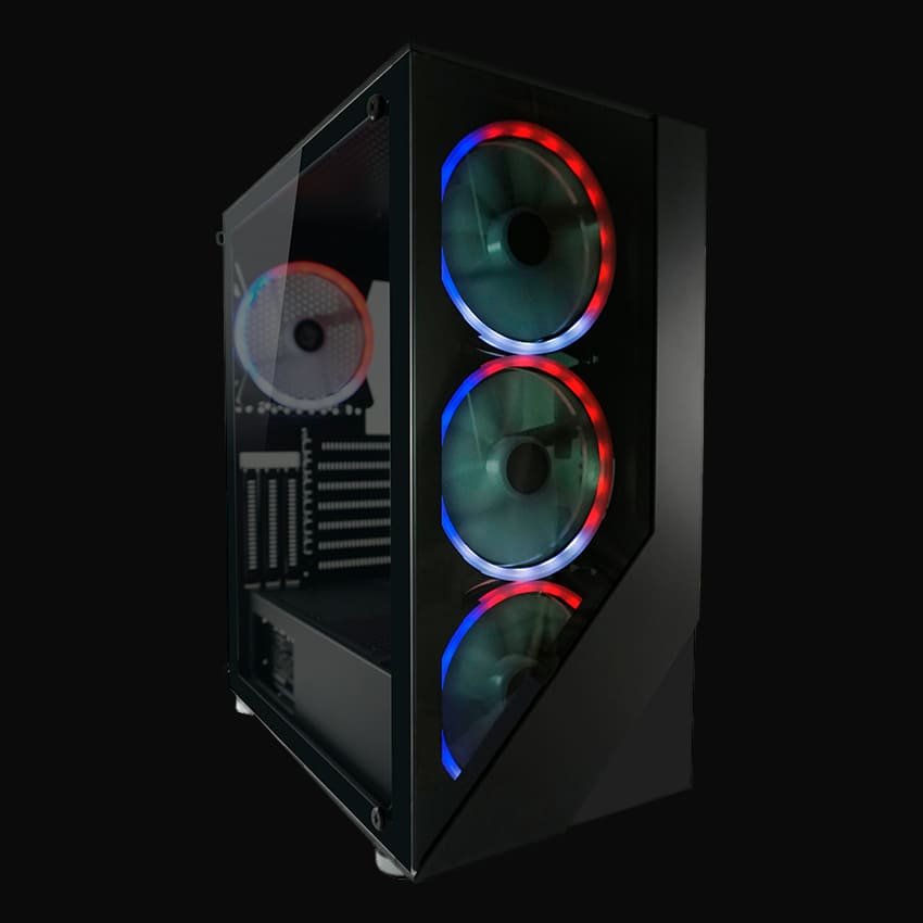 LC-803B-ON Shaded_X Case, Black - Thumbnail 2
