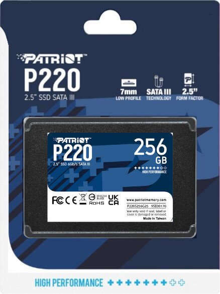 Patriot P220 SSD, 256GB - Thumbnail 5