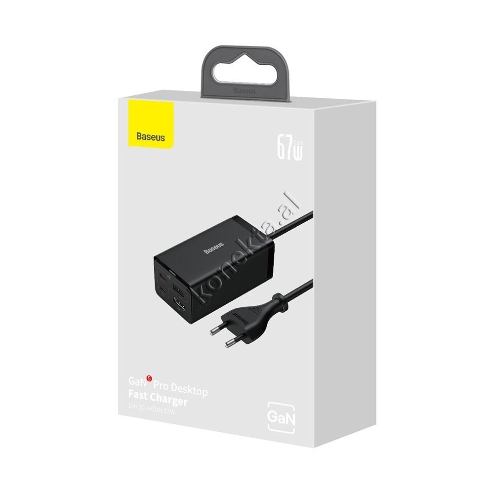 Baseus Adaptor Karikimi 67W Me 2 Porta Type-C / 1 Porte USB & HDMI - Thumbnail 2