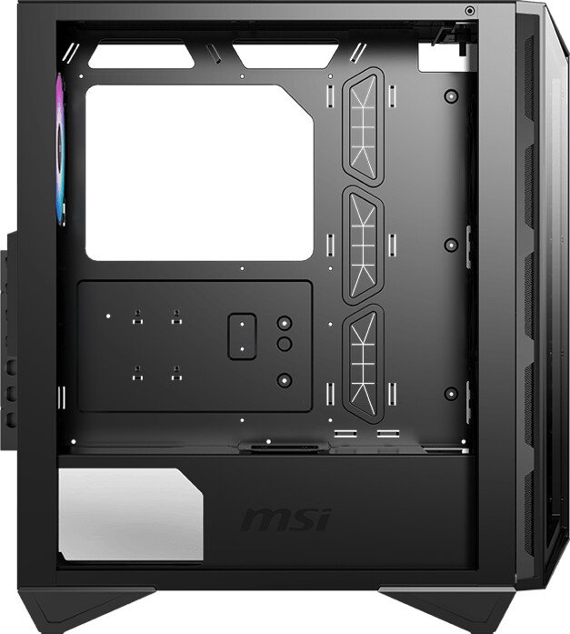 MSI MPG GUNGNIR 110R Computer Case, Black - Thumbnail 3